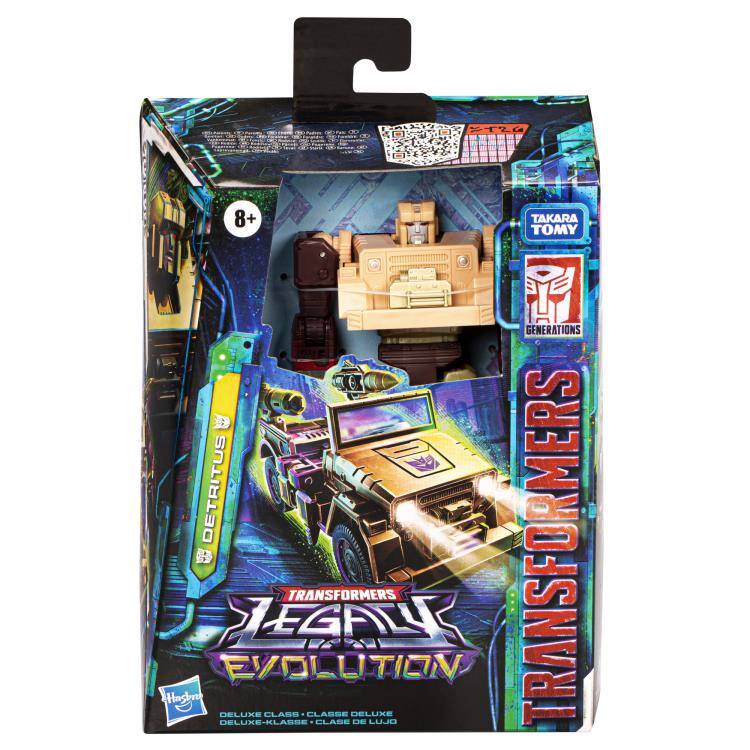 8+  
TAKARA TOMY  
GENERATIONS  
DETRITUS  
TRANSFORMERS  
LEGACY EVOLUTION  
DELUXE CLASS  
CLASSE DELUXE  
KLASSE DELUXE  
CLASE DE LUJO