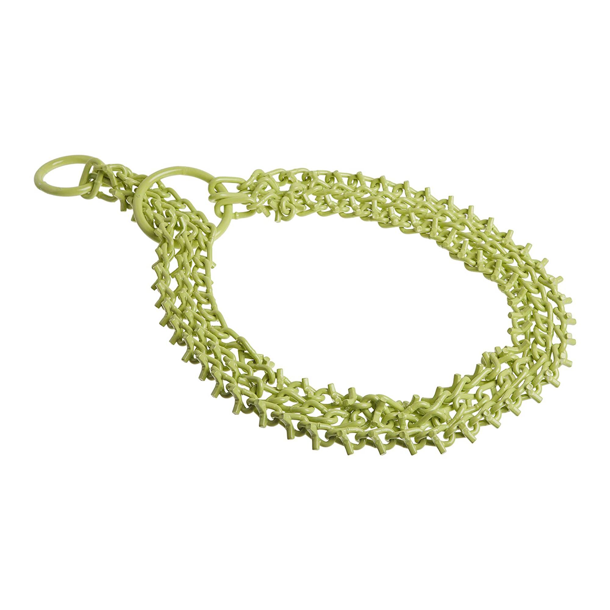 Front. Brush Grubber - Brush Grubber Heavy Duty 4 Foot Triple Chain ATV and UTV Shrub and Clump Grubber - Green.