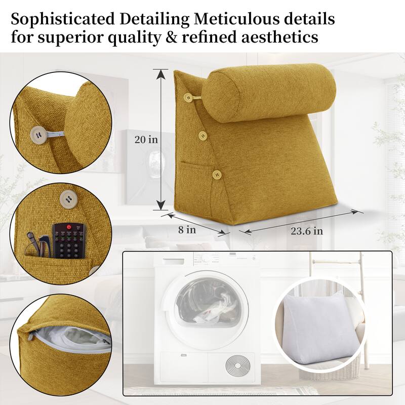 Sophisticated Detailing: Meticulous details for superior quality & refined aesthetics.

1. 20 in
2. 8 in
3. 23.6 in