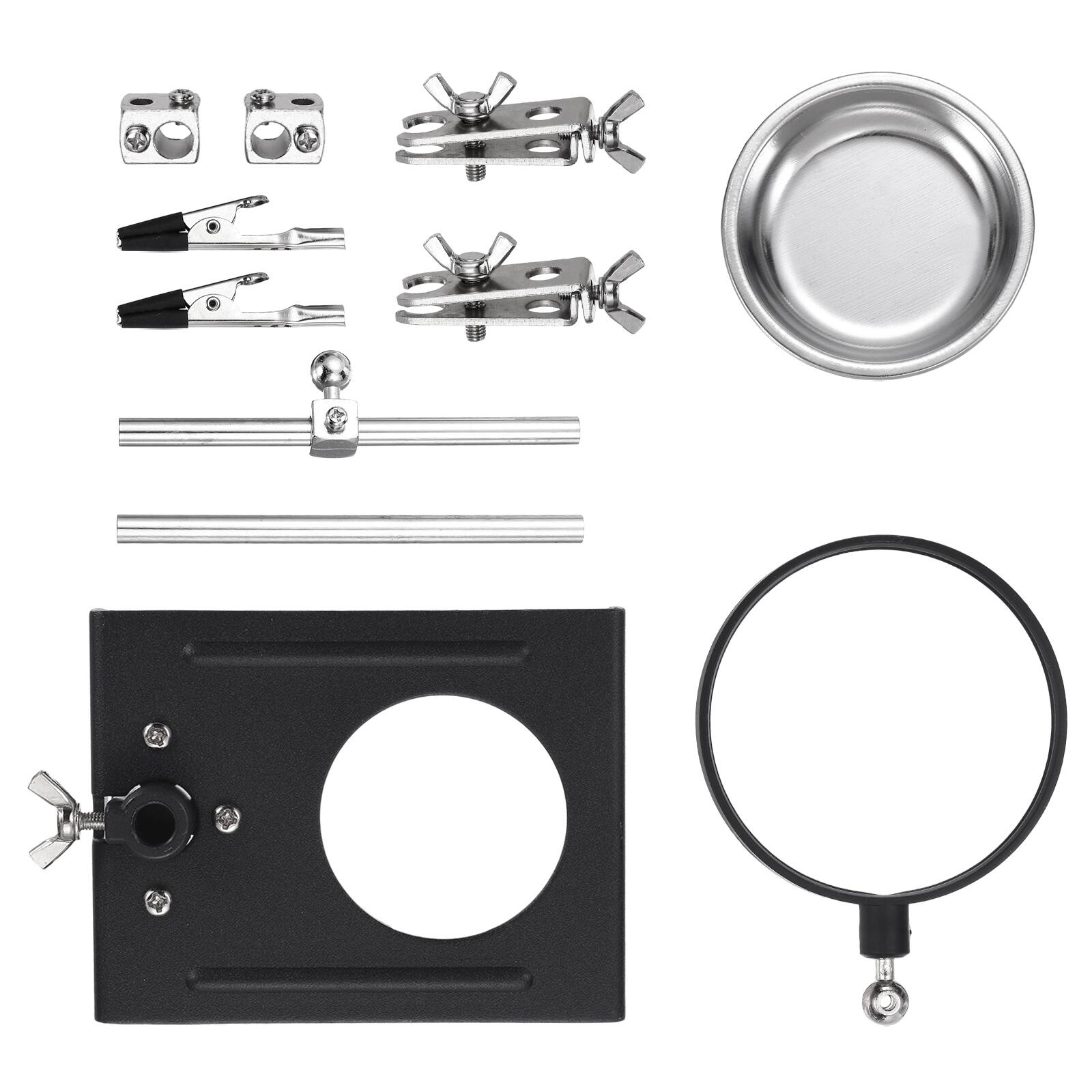 Alt View 3. Unique Bargains - PCB Circuit Board Holder, 6"x6.3"x4" Multifunctional PCB Fixing Holder Repair Fixture Clamping Tool.