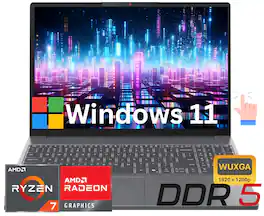 Lenovo - IdeaPad Slim 3 15.3" 2K Touchscreen Laptop - AMD Ryzen 7 170- 32GB Memory - 1TB SSD-AMD Radeon 680M-Windows 11 Home - Luna Grey