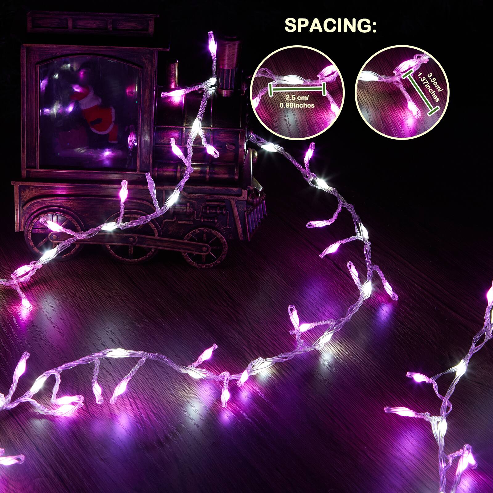 SPACING: 2.5 cm/ 0.98 inches - 3.5 cm