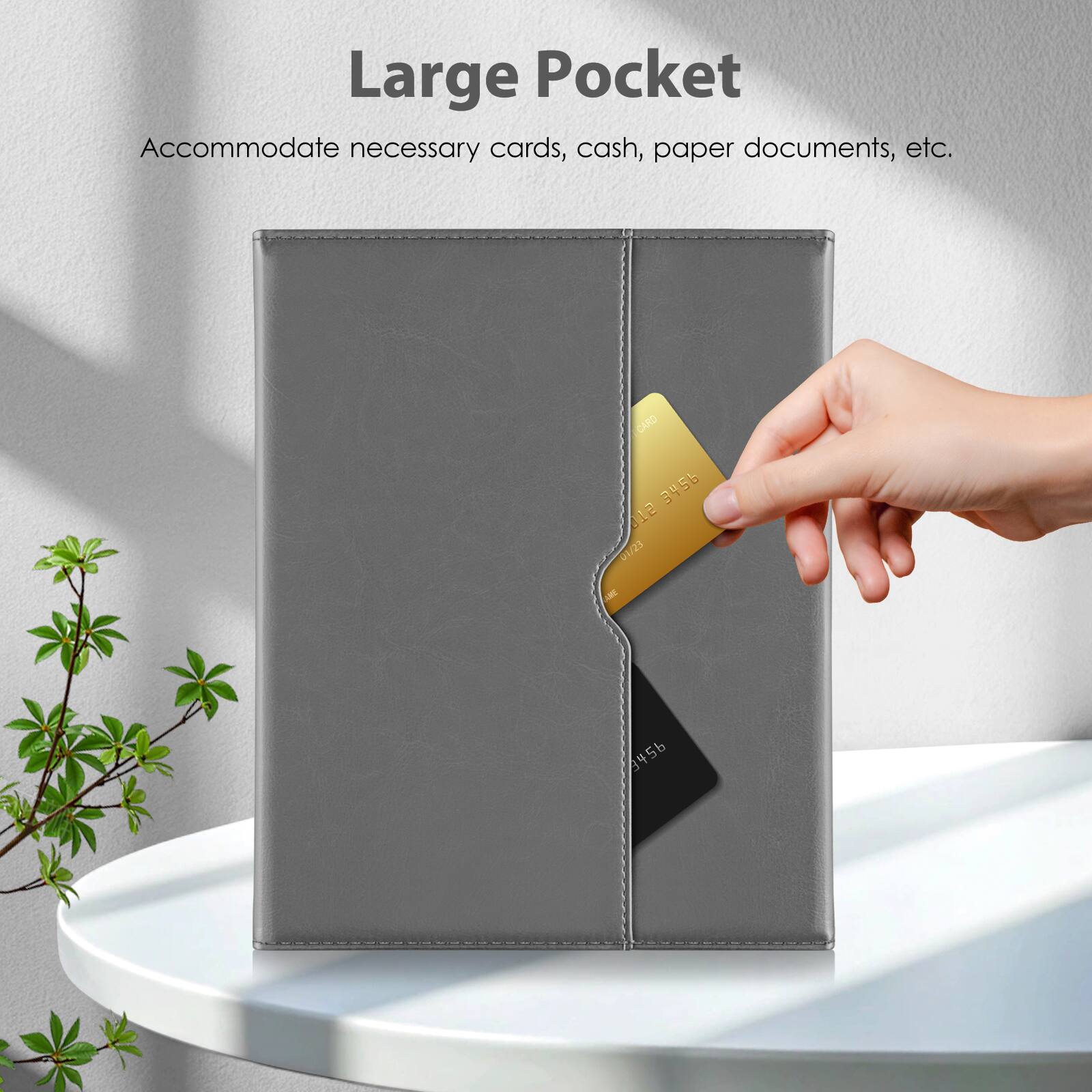 Large Pocket  
Accommodate necessary cards, cash, paper documents, etc.  
CARD 3456 1E 01/25 - 4456