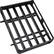 Front. VEVOR - Universal 50.4 x 36.4 Inch Roof Basket, Basket Roof Rack, Aluminum Roof Mounted Cargo Rack with Bars XL-B - black.