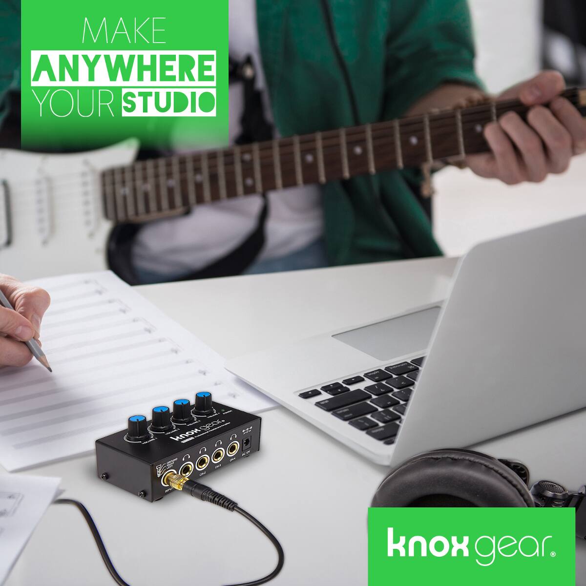 MAKE ANYWHERE YOUR STUDIO - 1 - - - Ho c8O Z H - - i - knx gear.
