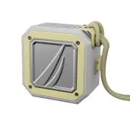 Nautica - S100 Bluetooth Portable Speaker, Waterproof Wireless Speaker, Loud Sound, Clear Audio, 15-Hour Playtime - Gray-Yellow