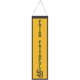 WinCraft - San Diego Padres 8" x 32" Slogan Wool Banner - Multicolor