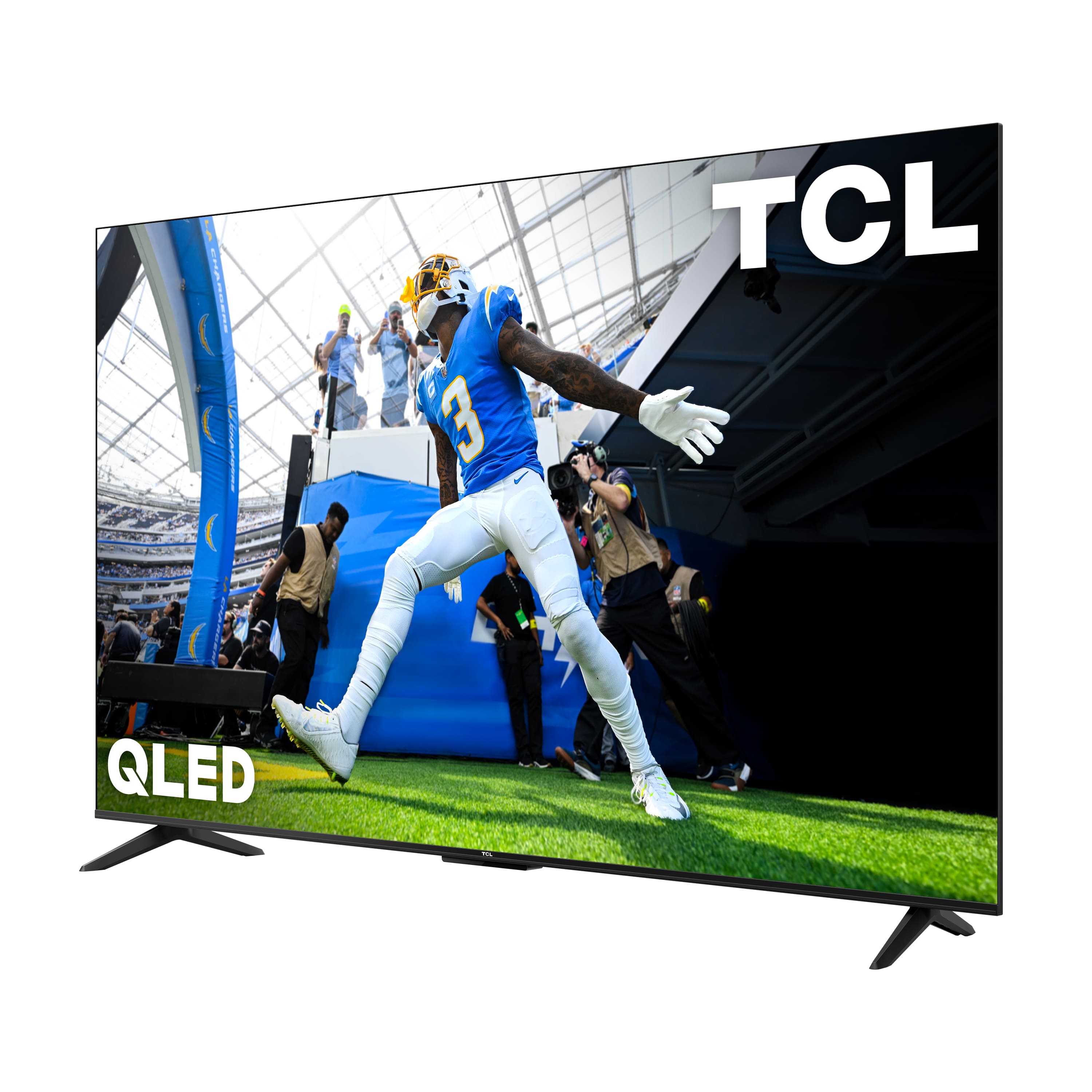 Left. TCL - 50" Class Q5 Q-Class 4K QLED HDR Smart TV with Google TV.