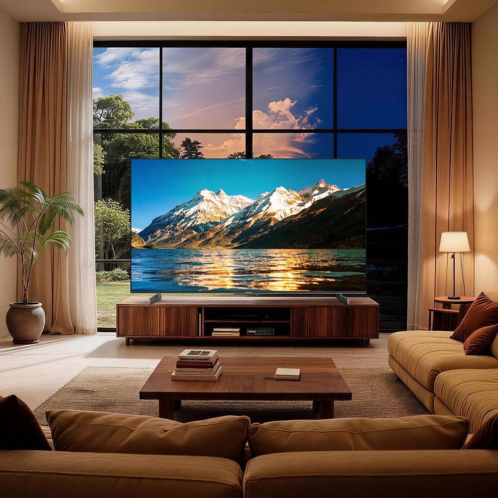 Alt View 3. Panasonic - 55" W85C 4K 3840x2160 60Hz QD-Mini LED Google TV (2026) + Mount + Guide Package - Black.
