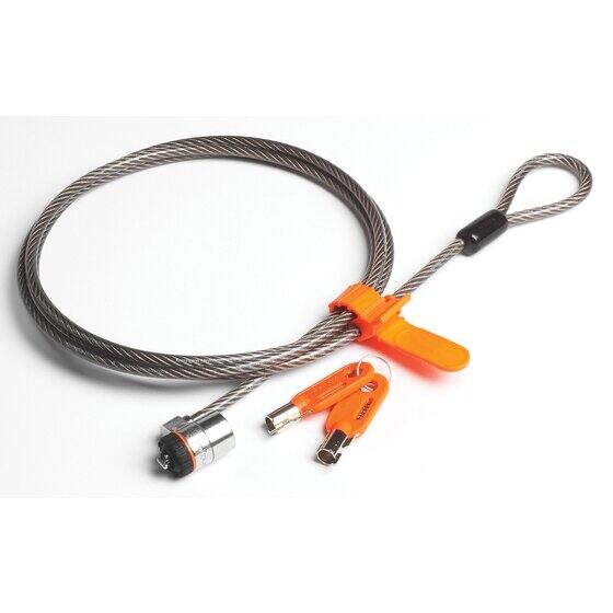 Alt View 4. Kensington - MicroSaver Keyed Laptop Lock Patented T-Bar Carbon Steel 6ft Cable Universal Security Slot Compatibility K64068F.
