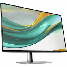 Front. HP - 27" IPS LED FHD 120Hz Monitor (USB, HDMI) - Black.
