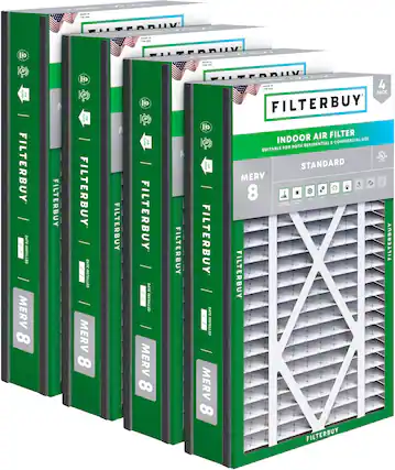 -.. ... 1 MADE ... F MAIS - - ... MmaTa : FILTERBUY' DATE M DVLEMEIVITED MERV 8 FILTERBUY | FILTERBUY DATE INSTALLED MERV 8 FILTERBUY SEGe A.. FILTERBUY DATE INSTALLED MERV 8 FILTERBUY I 2 FILTERBUY DATE INSTALLED MERV 8 N THEU1E .... 4 PACK FILTERBUY AIR FILTER INDOOR RESIDENTIAL & COMMERCIAL USE FOR BOTH SUITABLE R STANDARD MERV 8 FILTERBUY FILTERBUY FILTERBUY