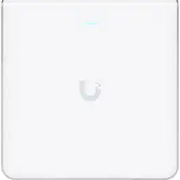 Ubiquiti - Networks U6 Enterprise In-Wall Wireless Tri-Band Wi-Fi 6E Access Point U6-Enterprise-IW-US - White
