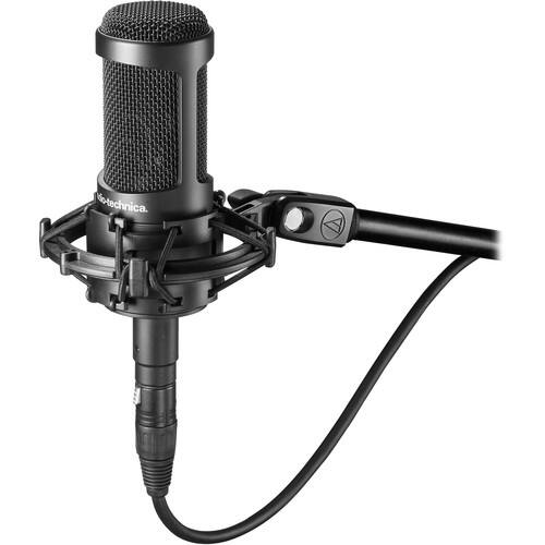 Alt View 4. Audio-Technica - Audio-Technica AT2035 Cardioid Condenser Microphone, 10 Ft XLR Cable, Bundle.