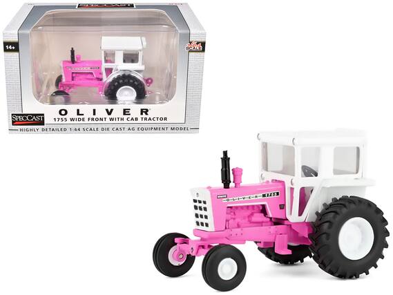 14+
1/64 SCALE
OLIVER 1755 WIDE FRONT WITH CAB TRACTOR
HIGHLY DETAILED 1:64 SCALE DIE CAST AG EQUIPMENT MODEL
WHITE