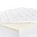 Front. Serta - 4-inch Layered Luxury Memory Foam Mattress Topper Full - off-white.