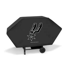 Rico Industries - San Antonio Spurs Basketball Executive Heavy Duty BBQ Barbeque Grill Cover - Multi