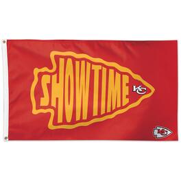 WinCraft - Kansas City Chiefs 3' x 5' Showtime One-Sided Flag - Multicolor