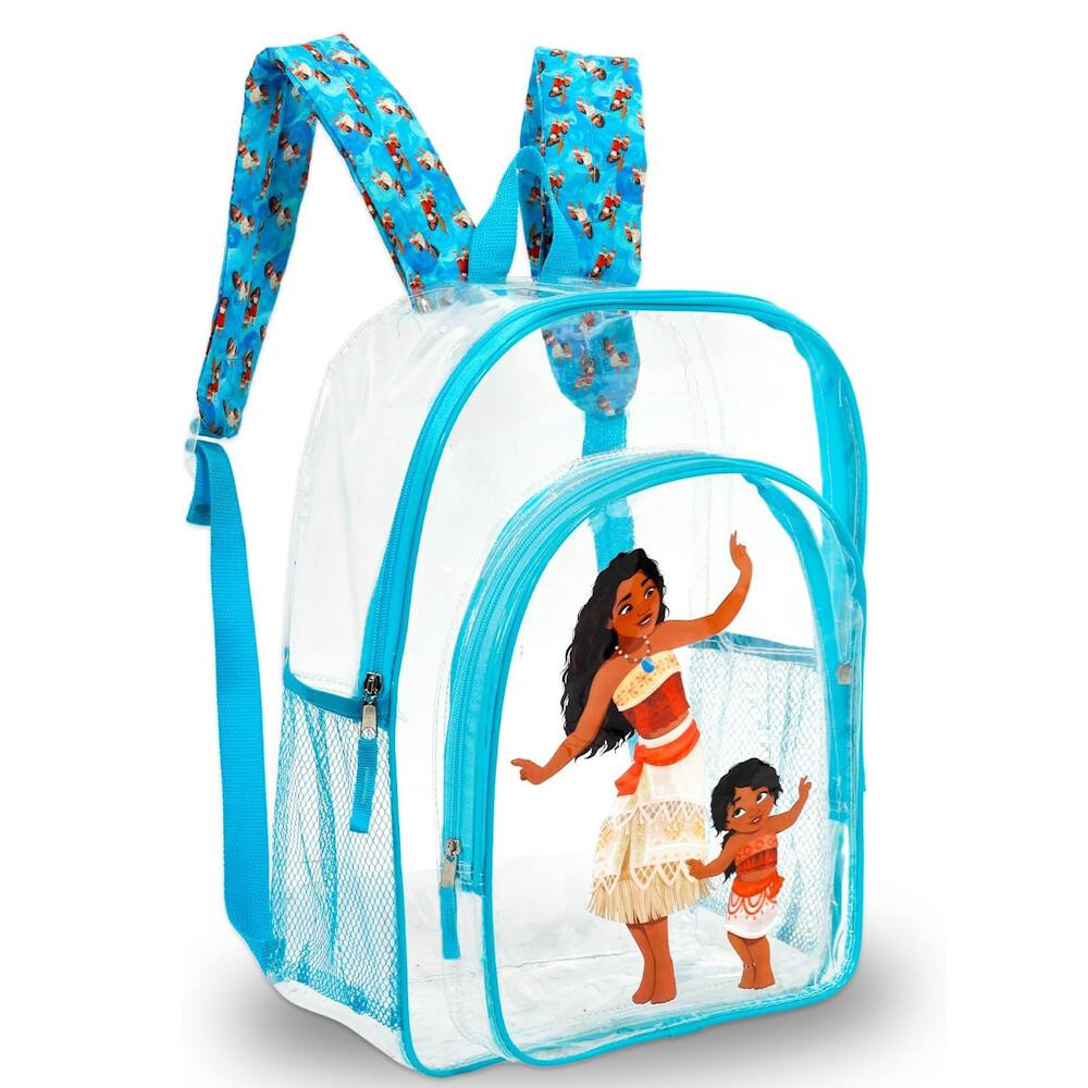Alt View 1. UPD - Disney Moana 2 Transparent 16" Clear Backpack - Multicolored.