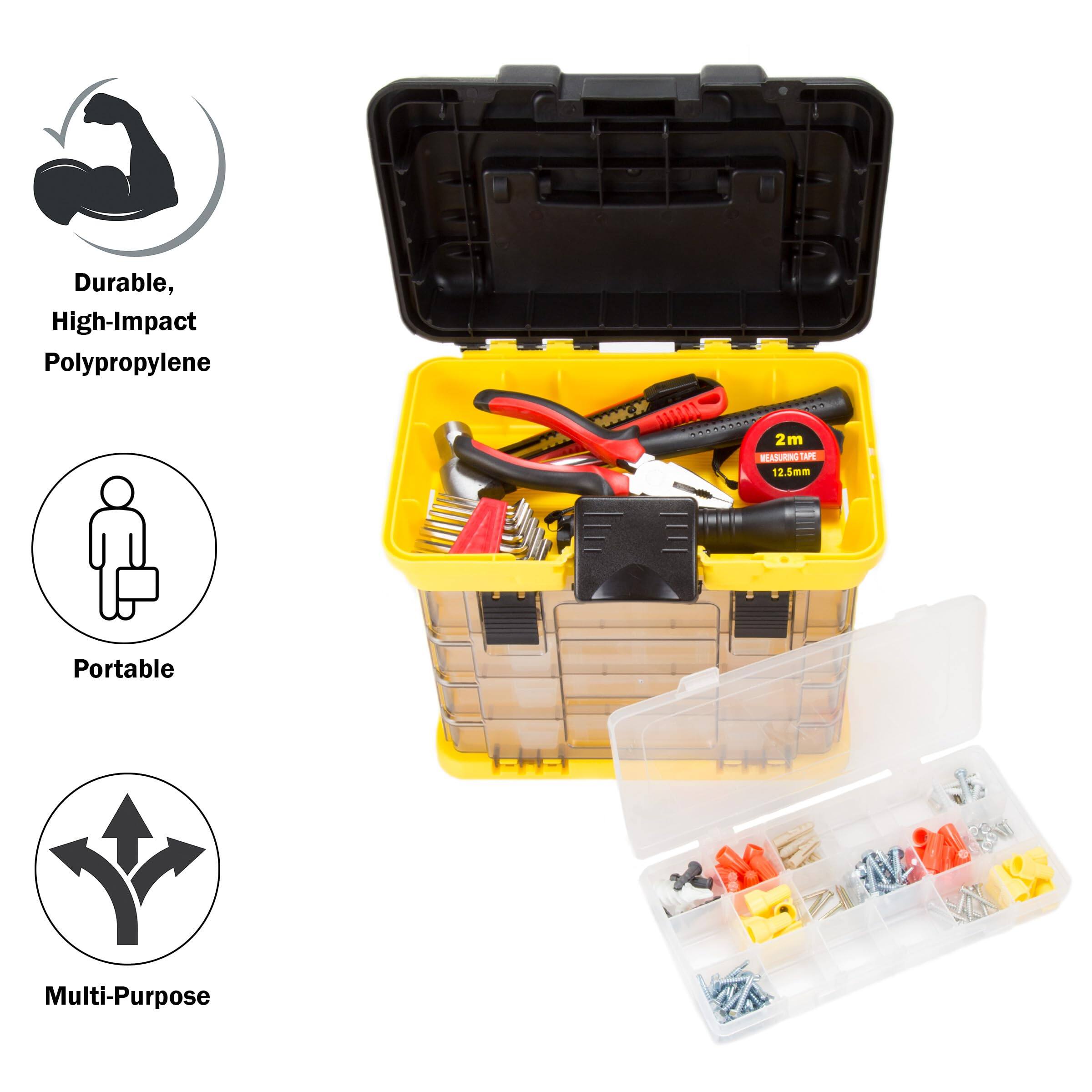 Durable, High-Impact Polypropylene  
Portable  
Multi-Purpose  

2m Measuring Tape  
12.5mm