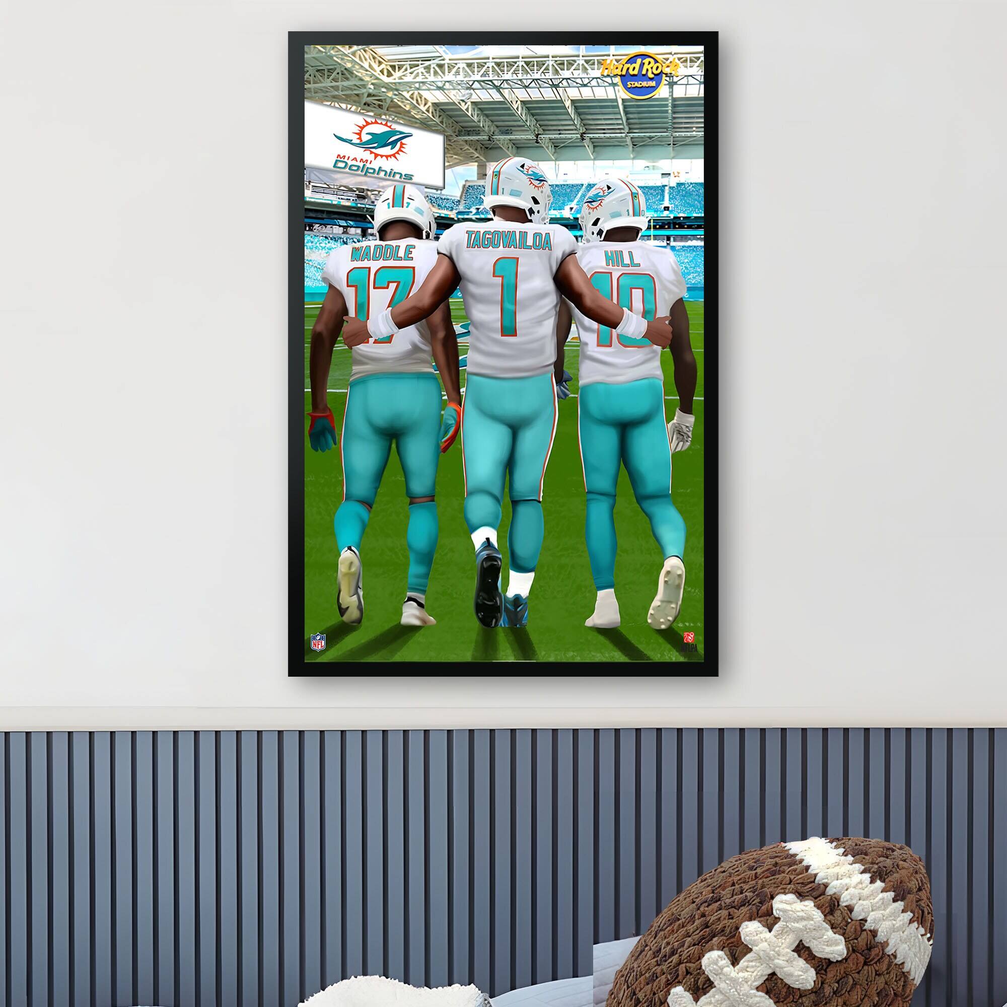 Hard Rock Cafe  
MIAMI Dolphins  
TAGOVAILOA 1  
WADDLE 17  
HILL 10