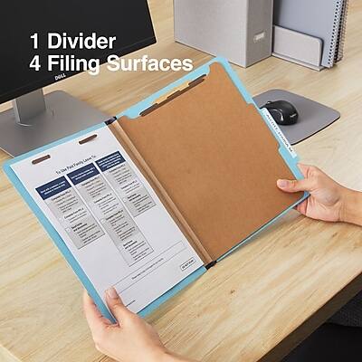 1 Divider  
4 Filing Surfaces