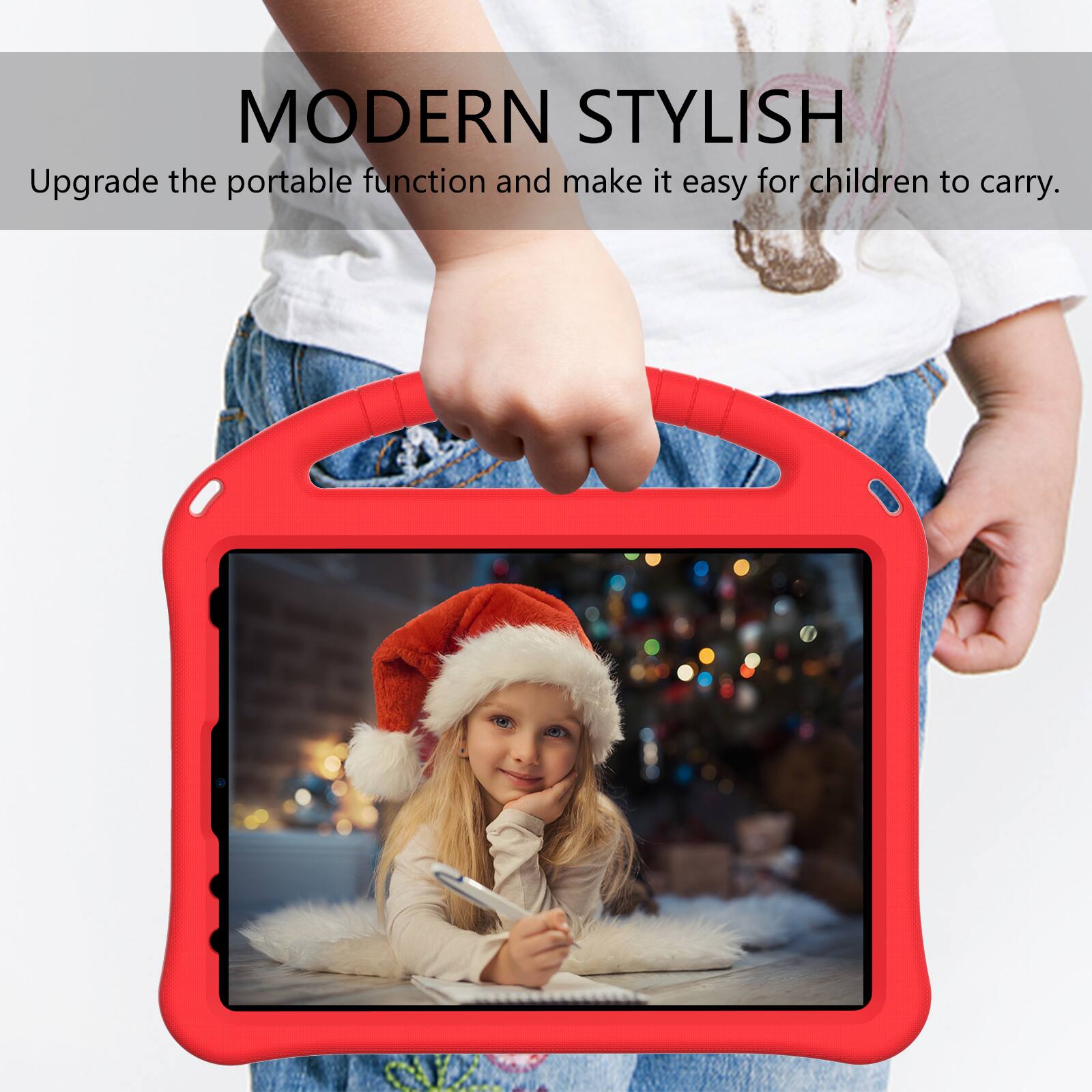 MODERN STYLISH  
Upgrade the portable function and make it easy for children to carry.