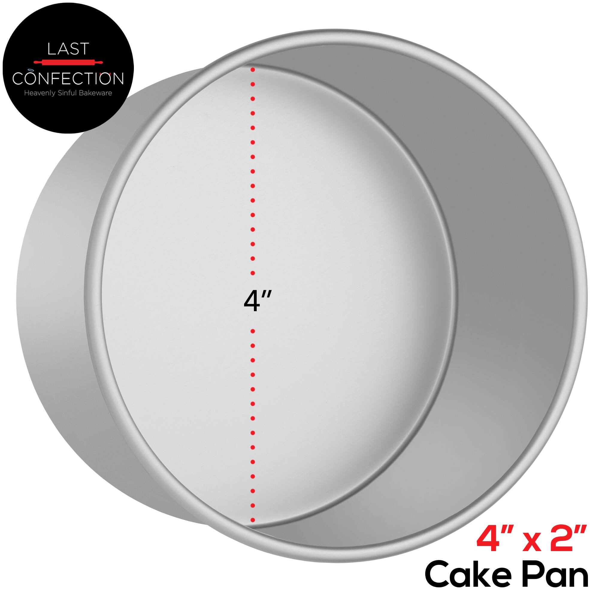LAST CONFECTION Heavenly Sinful Bakeware 4" x 2" Cake Pan
