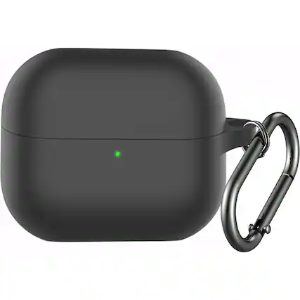 Front. SaharaCase - Venture Series Silicone Case for Samsung Galaxy Buds3, Buds3 Pro and Buds3 FE Headphones - Scorpion Black.