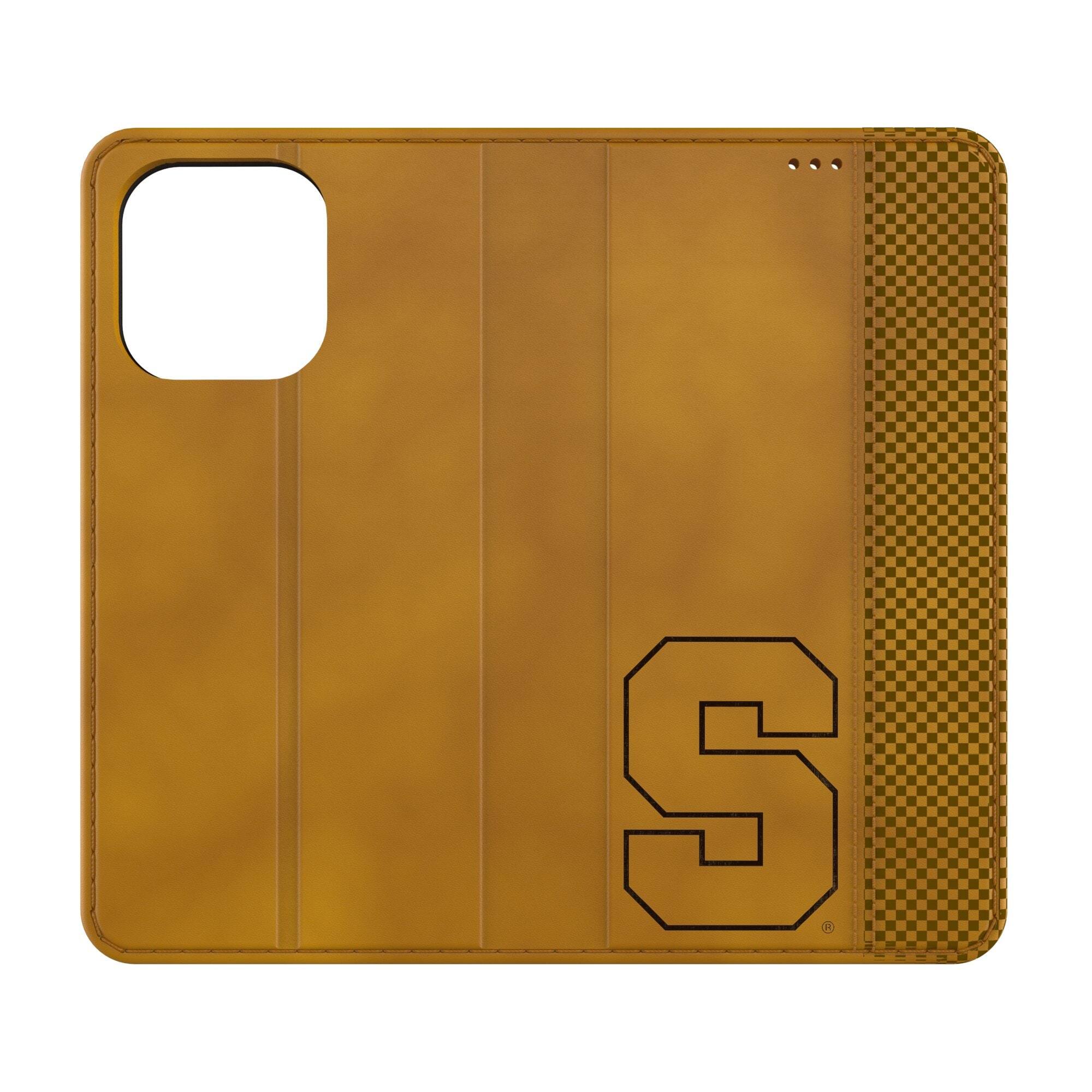 Front. Keyscaper - Syracuse Orange iPhone Folio Case - 13 Pro Max - Multicolor.