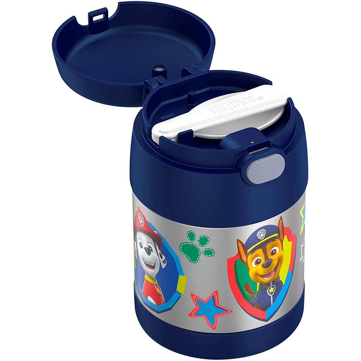 Alt View 1. Thermos - Thermos 10 oz. Kid's Funtainer Insulated Stainless Food Jar - Paw Patrol - Paw Patrol.