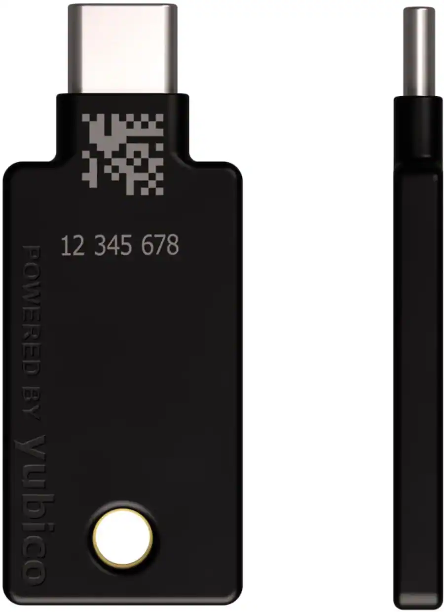 Yubico YubiKey 5C NFC Two Factor authentication (2FA) Security Key ...