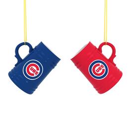 Evergreen Enterprises - Chicago Cubs Two-Pack 3" Mini Stein Ornament Set - Multicolor