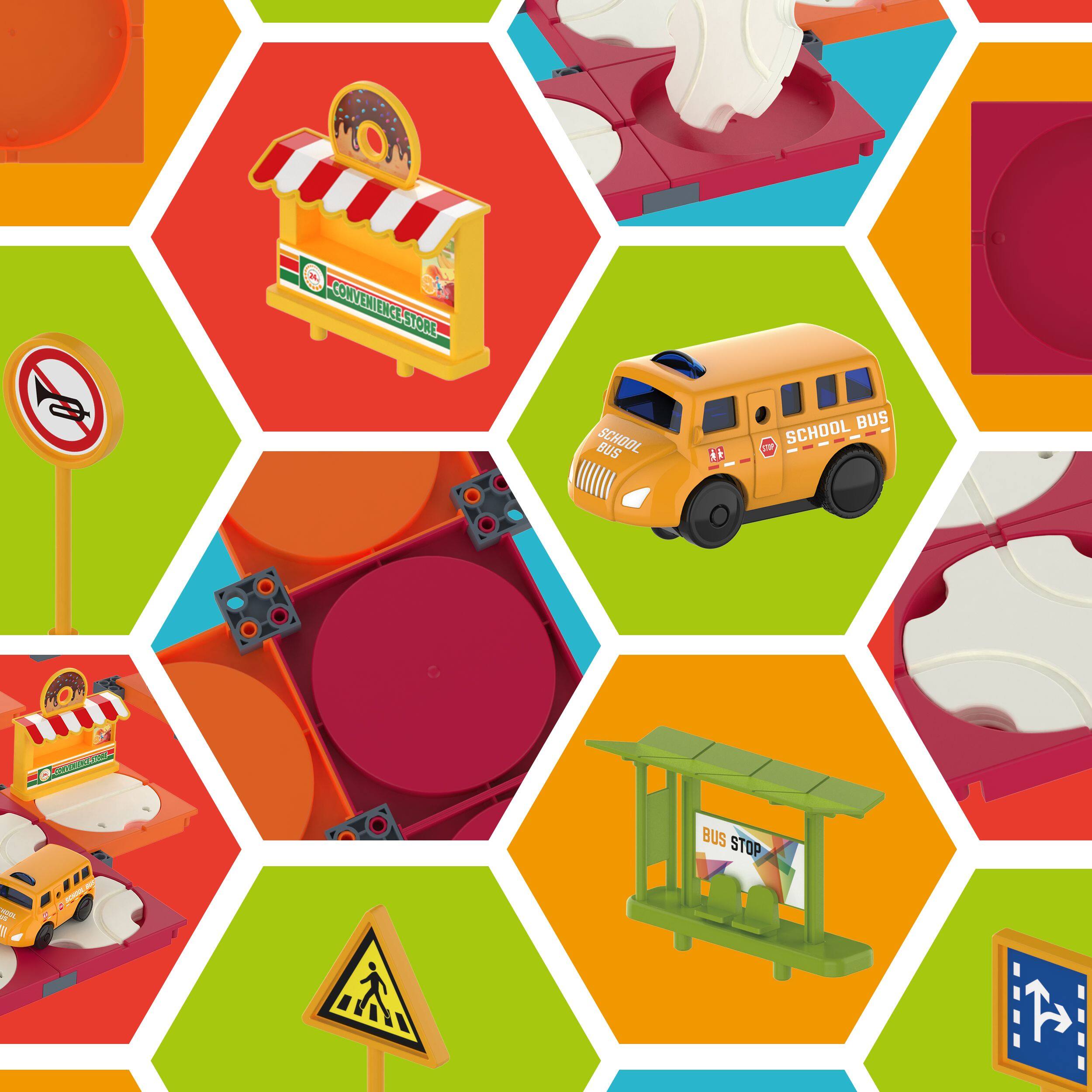 CONVENIENCE STORE  
SCHOOL BUS  
BUS STOP