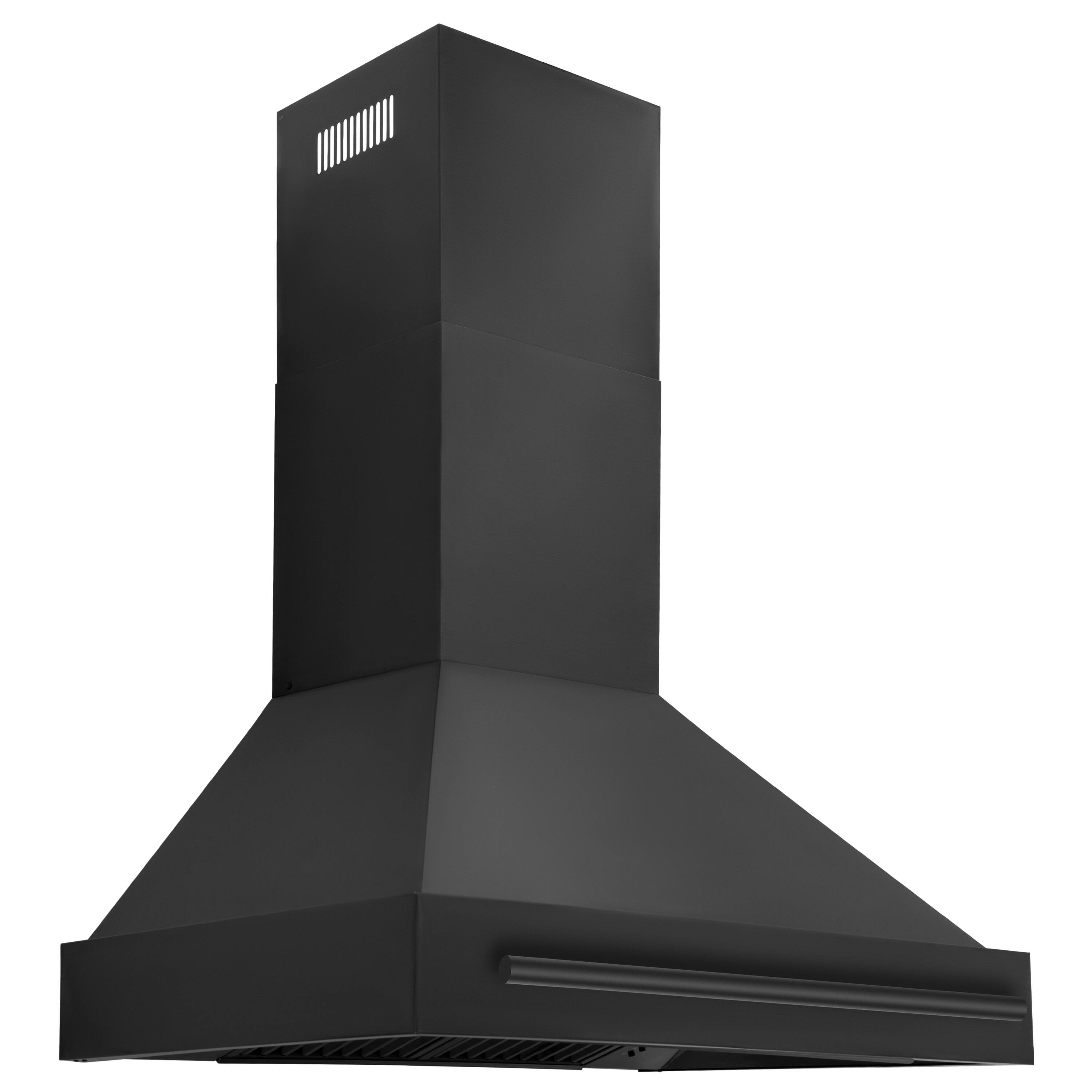 Left. ZLINE - 36" Range Hood - Black.