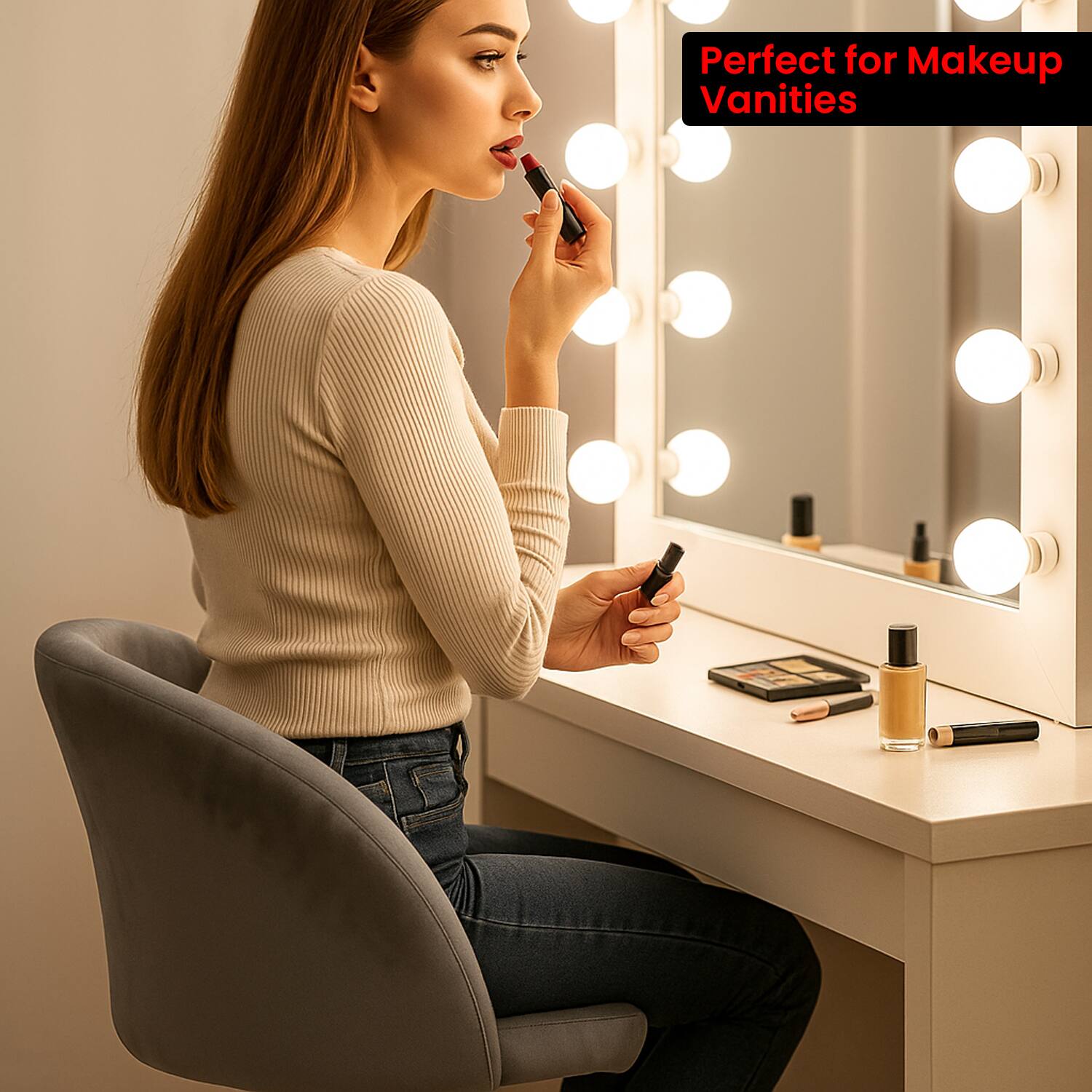 Perfect for Makeup Vanities