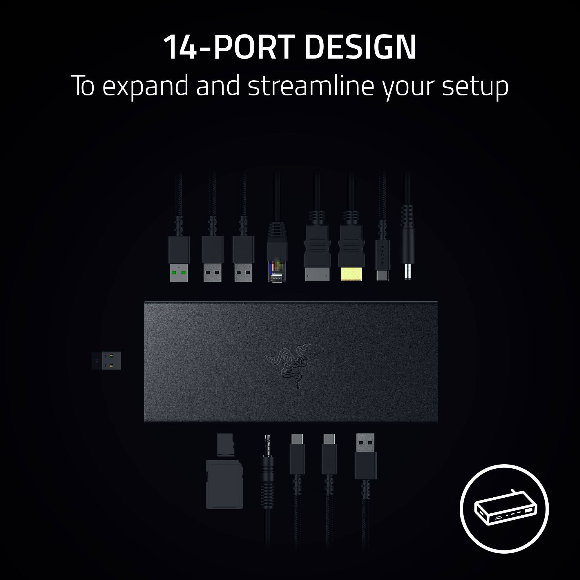 14-PORT DESIGN: To expand and streamline your setup
