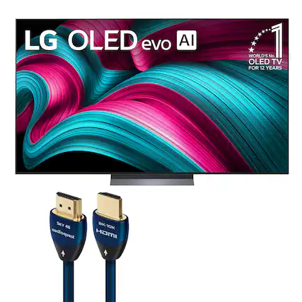 LG OLED evo AI
WORLD'S No. 1 OLED TV FOR 12 YEARS
SKY 48 audioquest
BK-10K HDMI