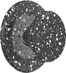 PopSockets - MagSafe PopGrip Universal Magnetic Grip & Stand with Adapter Ring for Cell Phones - Alum Black Speckle - Front_Zoom