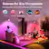 Scenes for Any Occasions
Providing you 43 preset scenes and 16 million colors
- Party
- Sunrise
- Valentine's Day
- Aurora
- Halloween