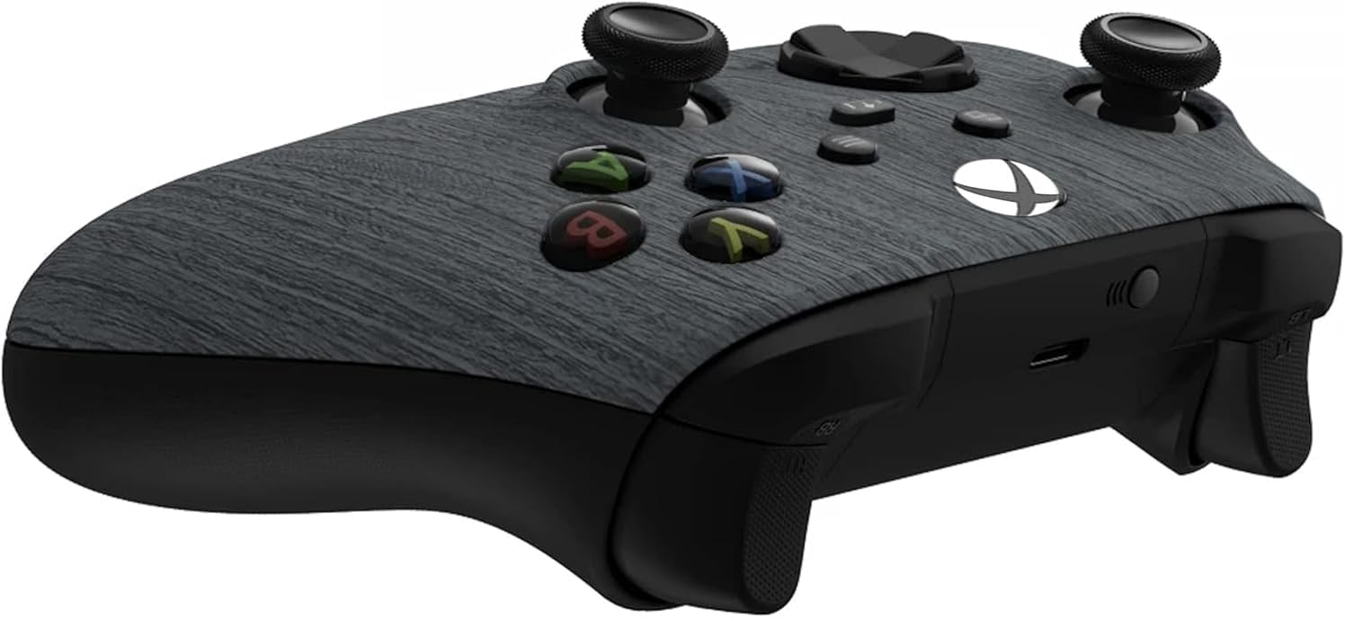 Back. Custom Controllerzz - Custom Wireless Controller for Xbox Series X|S, Xbox One, & PC - Steel.