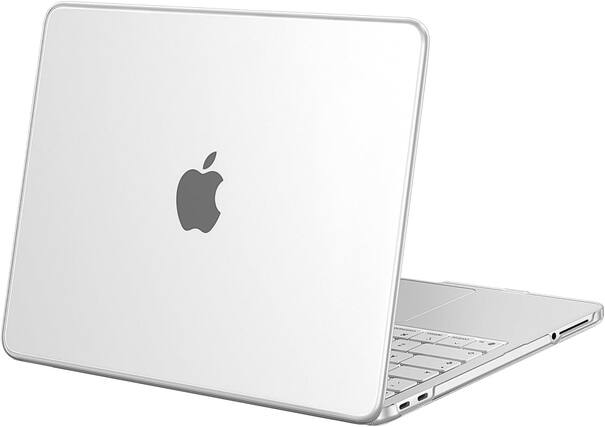 Front. mosiso - Protective Hard Shell Case for MacBook Neo 13 inch Model A3404 (2026) - Frosted Clear.