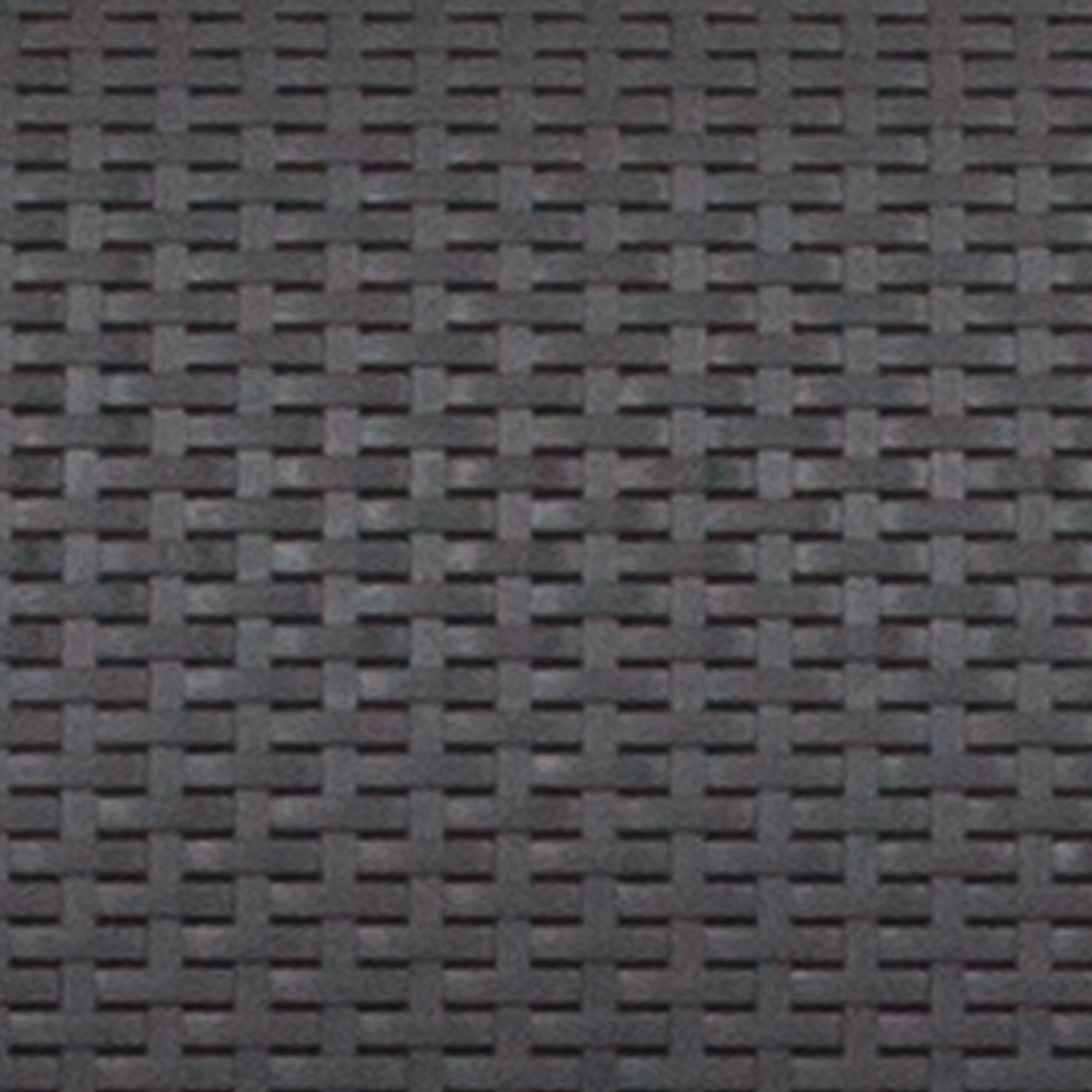 Alt View 10. Emma + Oliver - Faux Rattan Sofa with All-Weather Cushions - Dark Gray.