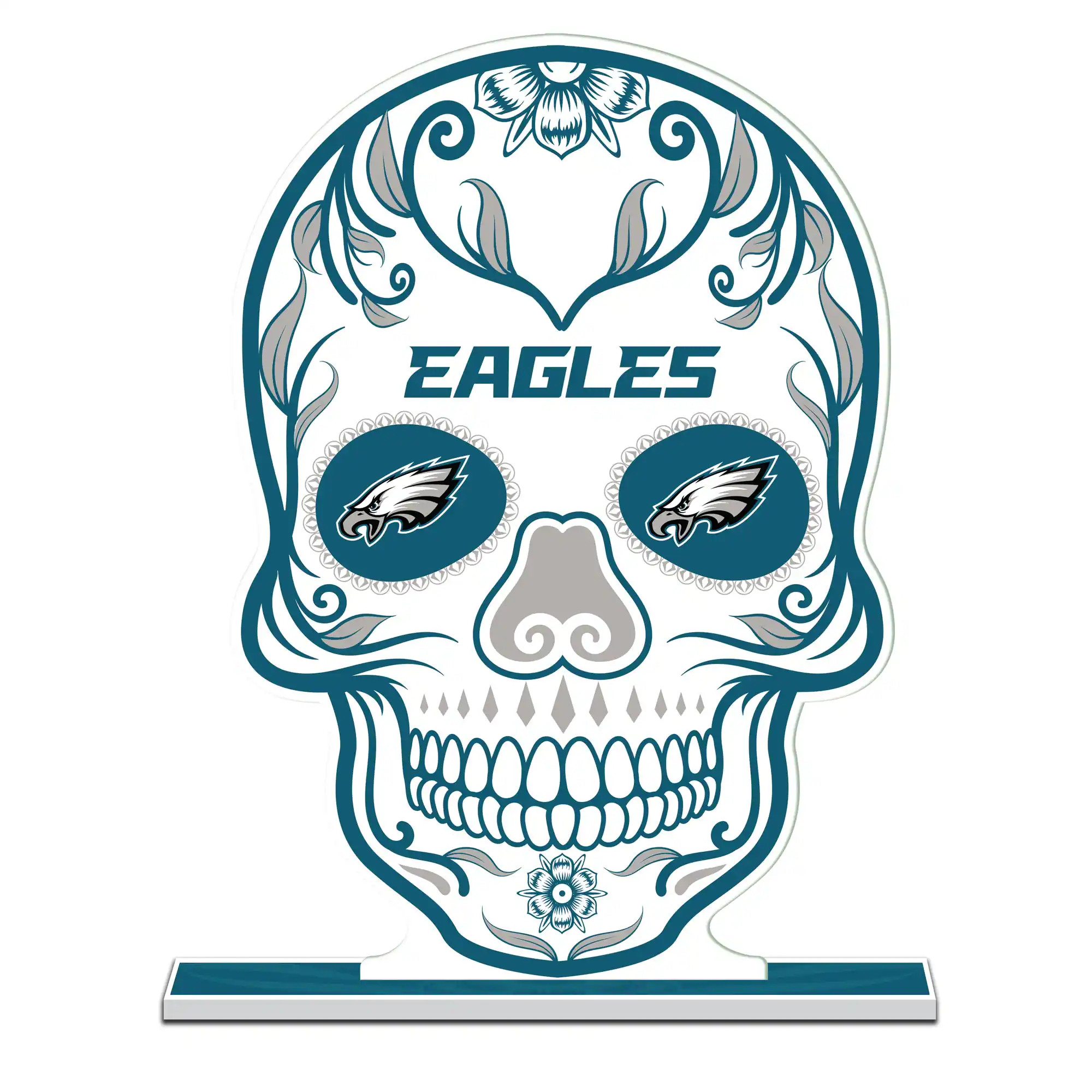 Philadelphia Eagles 10" Sugar Skull Standee