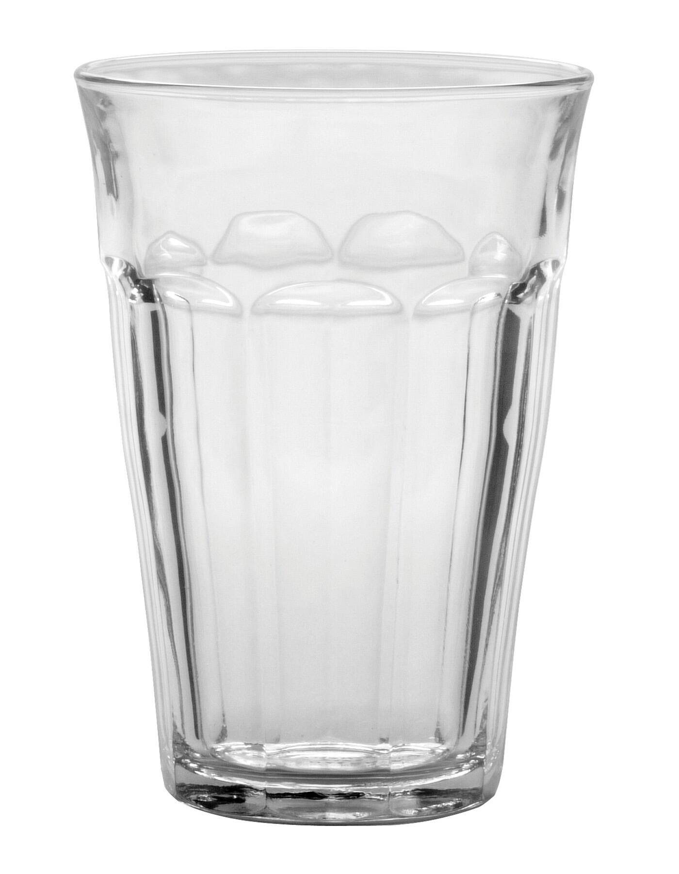 Alt View 1. Duralex - Picardie Made In France Clear Glass Tumbler, Set of 6, 12 ounce - Clear.