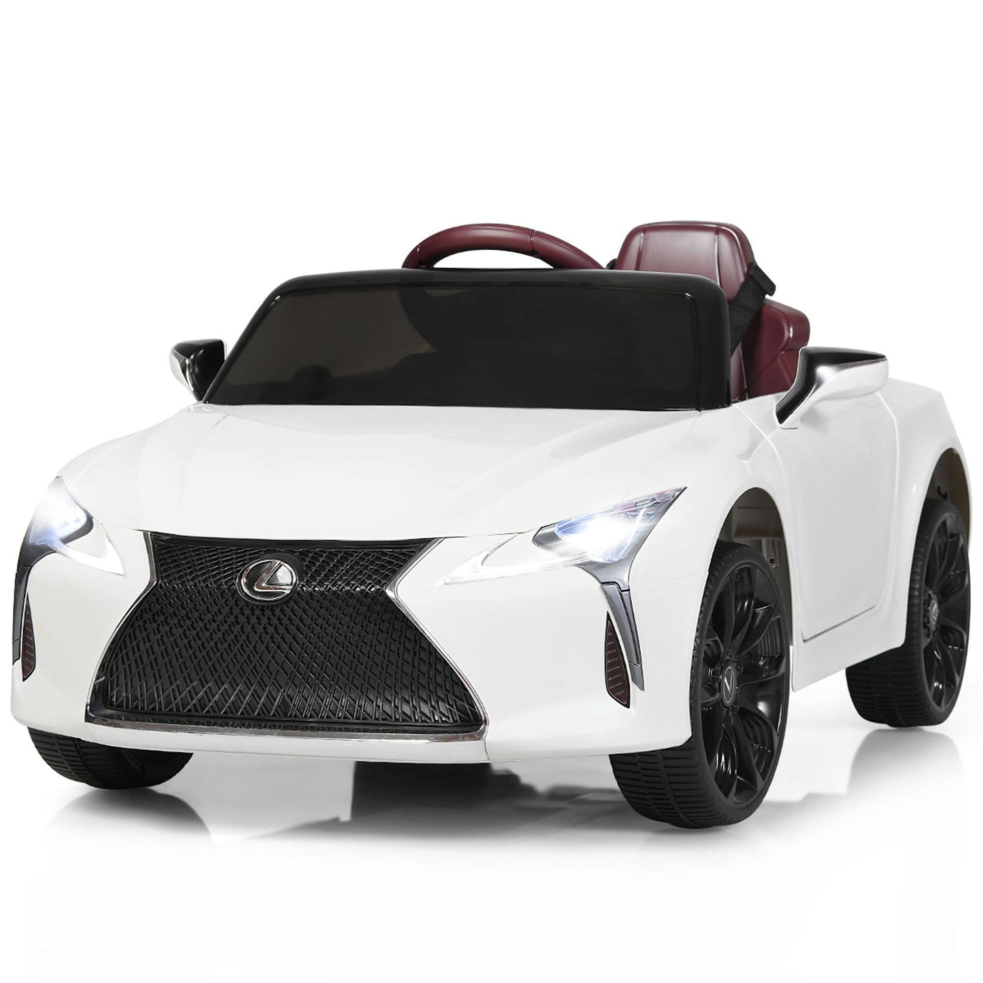 Alt View 3. Gymax - Gymax 12V Licensed Lexus LC500 Kids Ride On Car w/ MP3 Remote Control White - White.