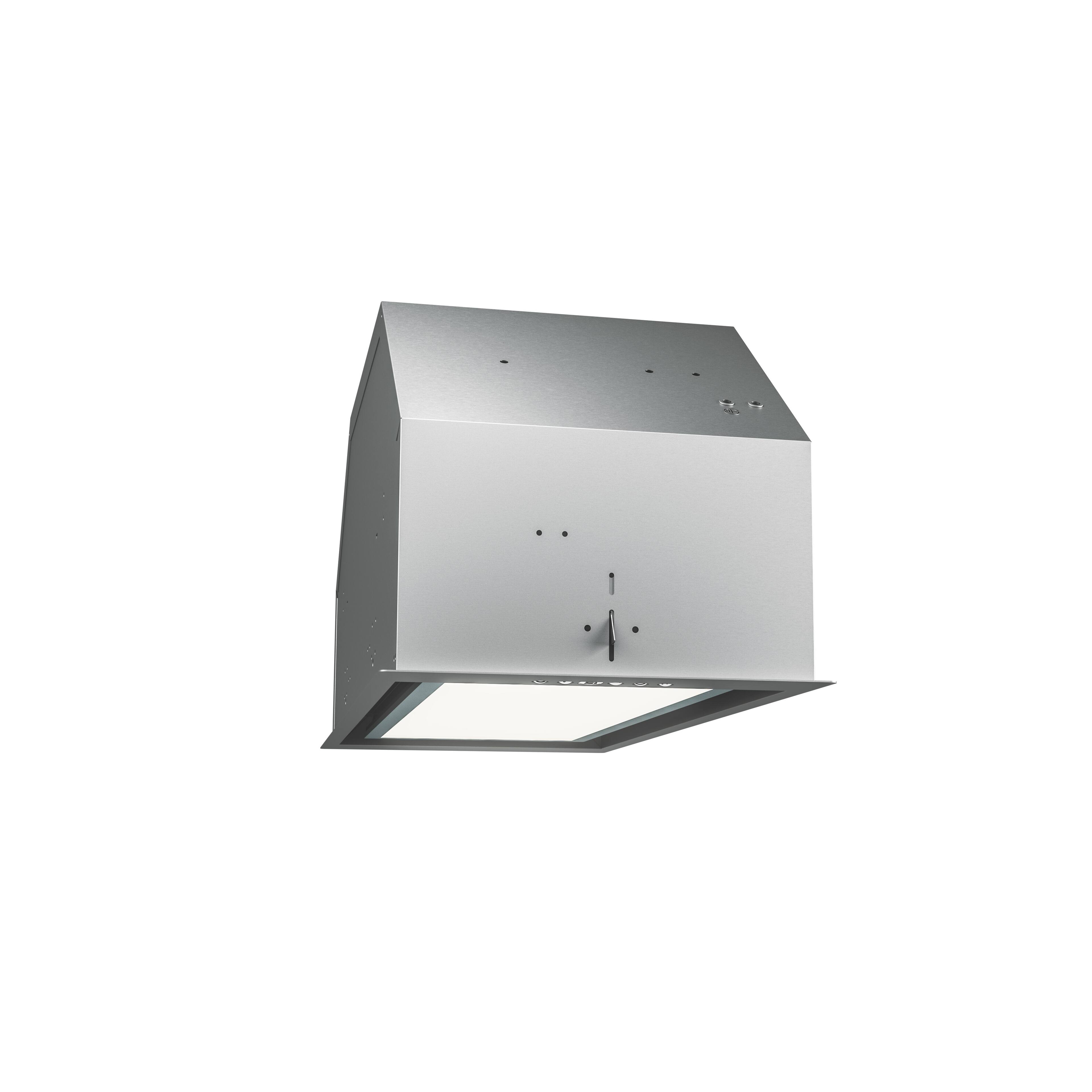Alt View 19. Zephyr - Tornado Glo 28 in. Insert Range Hood with LED Lights - Stainless Steel.