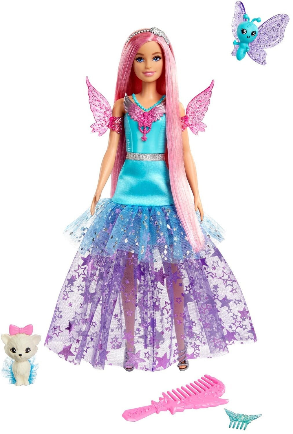 Mattel - Barbie: A Touch of Magic “Malibu” Barbie Doll With 2 Fantasy Pets - COLLECTIBLES - Multicolor