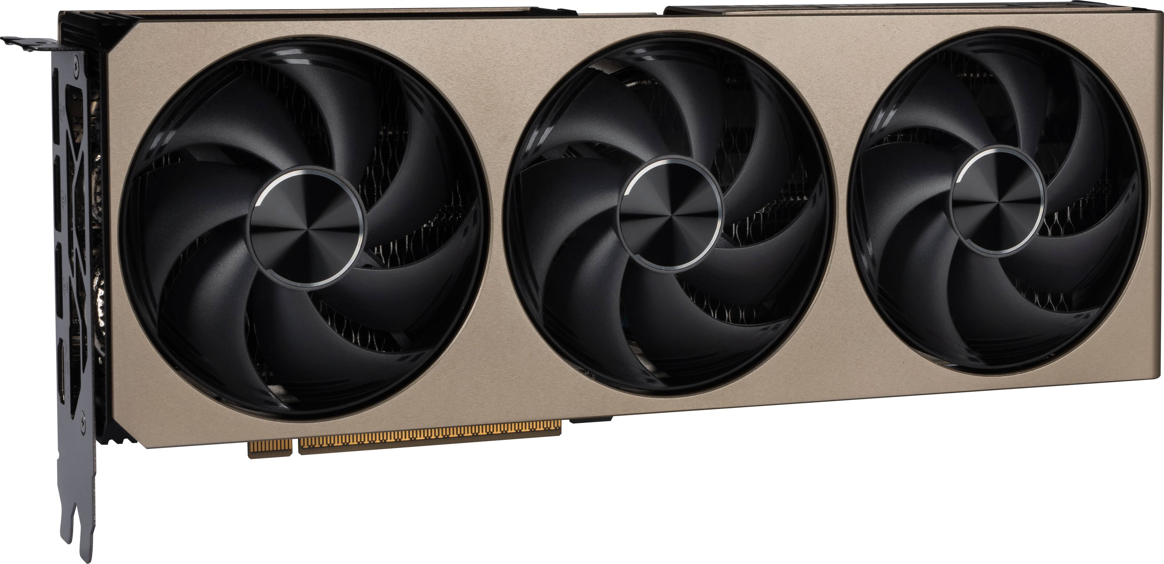 Alt View 10. MSI - NVIDIA GeForce GeForce RTX 5080 16G INSPIRE 3X OC 16GB GDDR7 PCI Express Gen 5 Graphics Card - Gold.