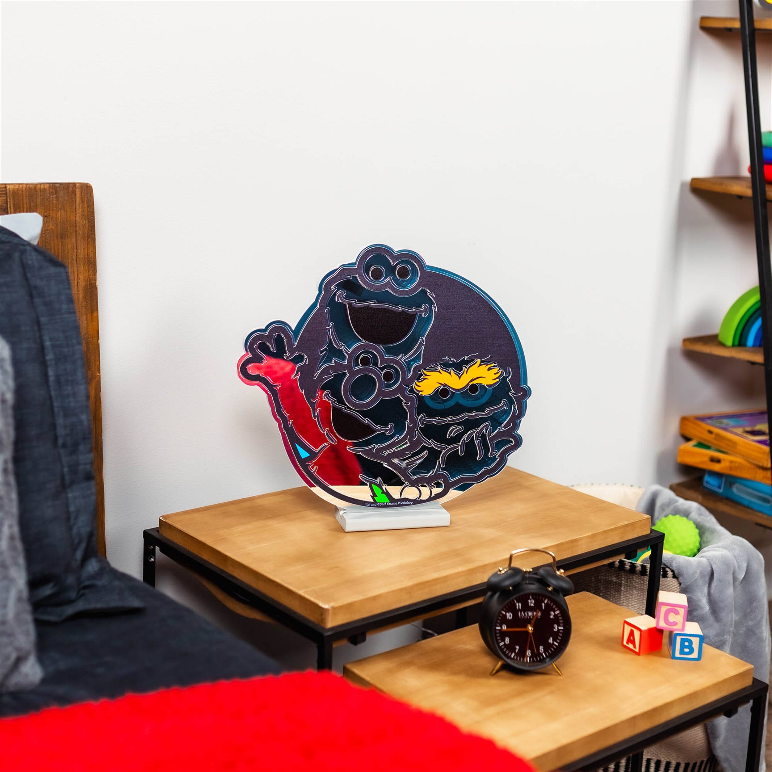 Left. BreeBe - Sesame Street Friends Ekkolight 16"H - Red, Green, Blue.